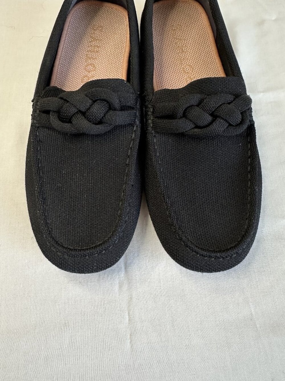 Rothy's The Braid Driver Loafer, 9, Black Minimalist Preppy - Picture 4 of 12
